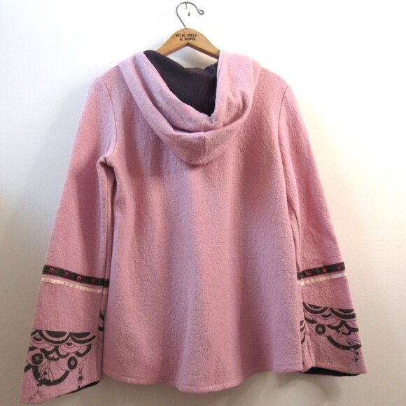 Jenifer Glasgow Wool Blend Pink Parka - Picture 6 of 7